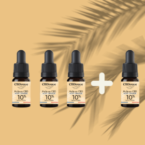 Pack Huile CBD aromatisée : 3 achetées + 1 gratuite